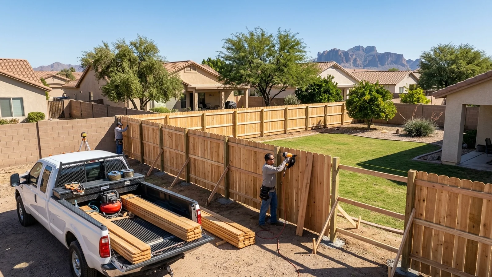 Wood & Privacy Fence Installation professional in Mesa