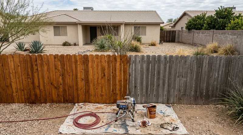 Fence Staining & Restoration Mesa