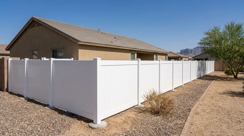 Vinyl & PVC Fence Installation Mesa